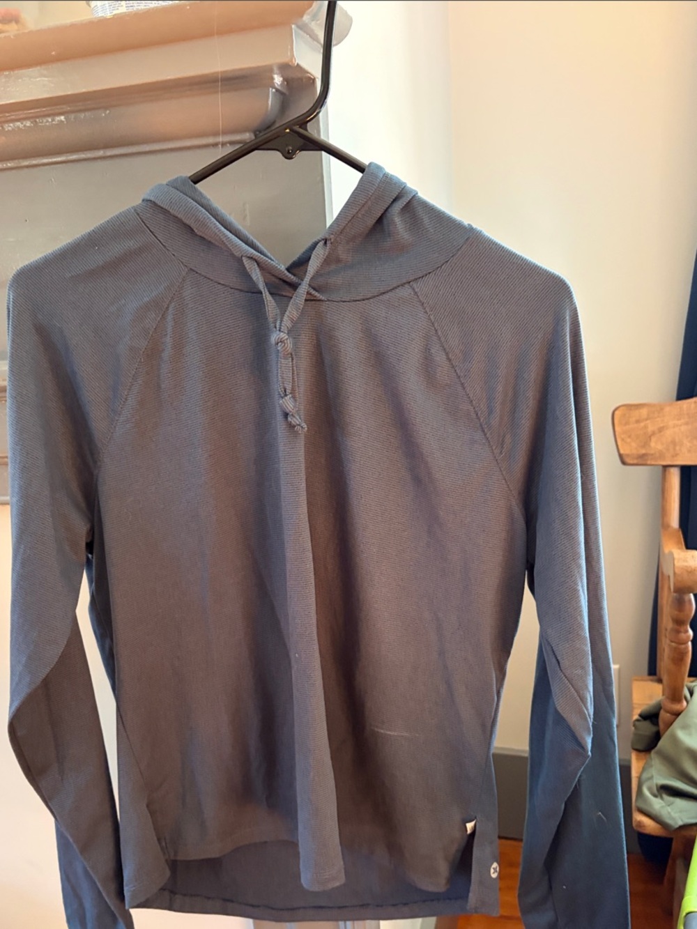 RBX Women's Gray Tunic Top with Yellow Logo